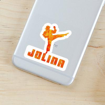 Karateka Sticker Jolina Notebook Karateka Sticker Jolina Gift package Image