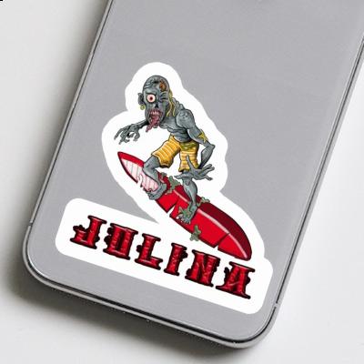 Jolina Sticker Surfer Notebook Jolina Sticker Surfer Gift package Image