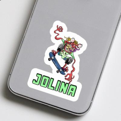 Aufkleber Jolina Skateboarder Laptop Aufkleber Jolina Skateboarder Laptop Image