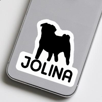 Sticker Pug Jolina Notebook Sticker Pug Jolina Notebook Image