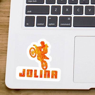 Motocross-Fahrer Sticker Jolina Motocross-Fahrer Sticker Jolina Image
