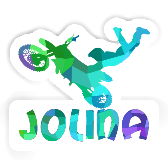 Motocross-Fahrer Sticker Jolina Notebook Motocross-Fahrer Sticker Jolina Gift package Image