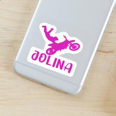 Motocross Rider Sticker Jolina Motocross Rider Sticker Jolina Image