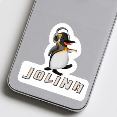 Sticker Music Penguin Jolina Notebook Sticker Music Penguin Jolina Gift package Image