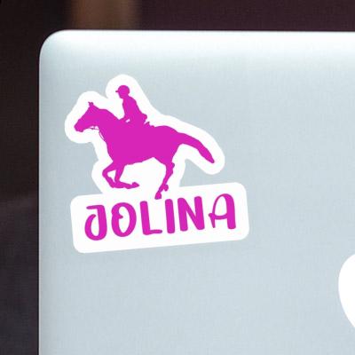Jolina Sticker Horse Rider Notebook Jolina Sticker Horse Rider Gift package Image