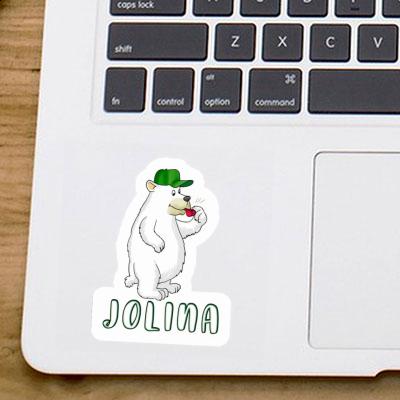 Sticker Ice Bear Jolina Notebook Sticker Ice Bear Jolina Gift package Image
