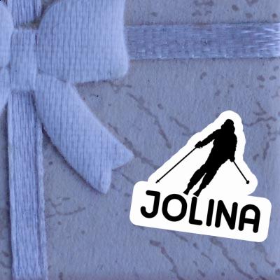 Jolina Autocollant Skieuse Notebook Jolina Autocollant Skieuse Gift package Image