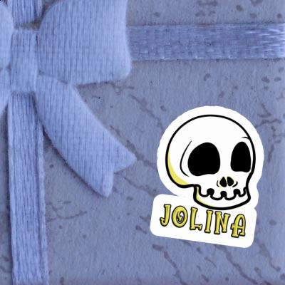 Jolina Sticker Skull Notebook Jolina Sticker Skull Gift package Image