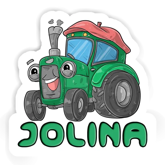Jolina Sticker Tractor Notebook Jolina Sticker Tractor Gift package Image