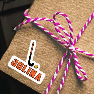 Sticker Jolina Floorball Stick Notebook Sticker Jolina Floorball Stick Gift package Image