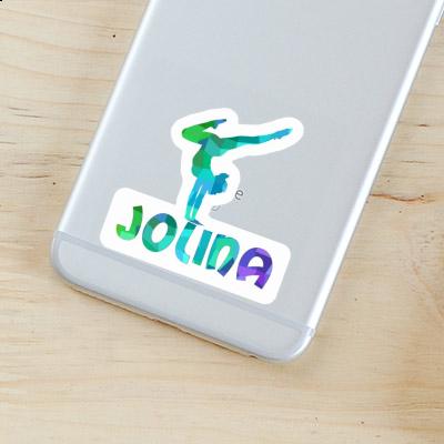 Sticker Jolina Yoga Woman Notebook Sticker Jolina Yoga Woman Gift package Image