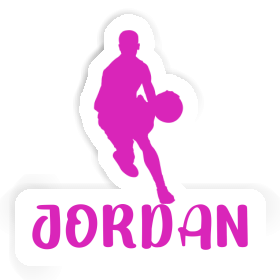 Joueur de basket-ball Autocollant Jordan Image