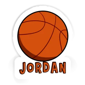 Autocollant Jordan Ballon de basketball Image