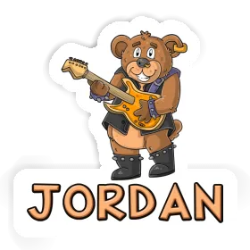 Ours rockeur Autocollant Jordan Image