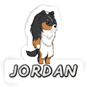Autocollant Berger des Shetland Jordan Image