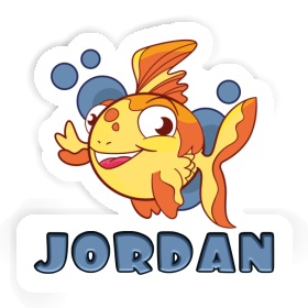 Jordan Autocollant Poisson Image
