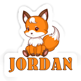 Jordan Autocollant Renard Image