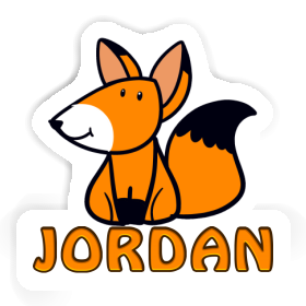 Renard Autocollant Jordan Image