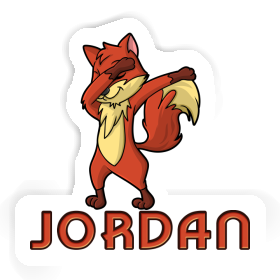 Renard Autocollant Jordan Image