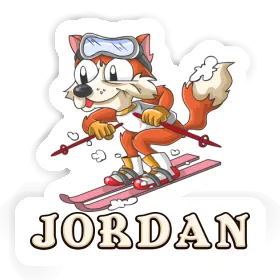 Jordan Autocollant Skieur Image