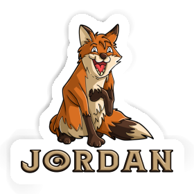 Renard Autocollant Jordan Image