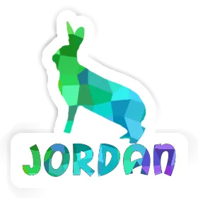 Autocollant Lapin Jordan Image