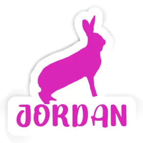 Jordan Autocollant Lapin Image