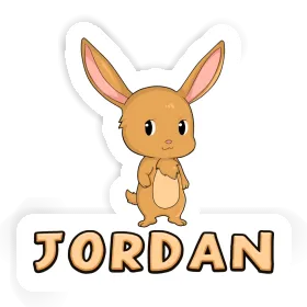 Lapin Autocollant Jordan Image