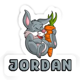 Autocollant Lapin de Pâques Jordan Image