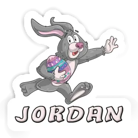 Autocollant Lapin de Pâques Jordan Image