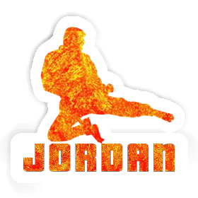 Aufkleber Karateka Jordan Image