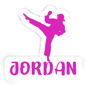 Sticker Karateka Jordan Image