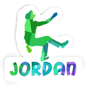 Kletterer Aufkleber Jordan Image