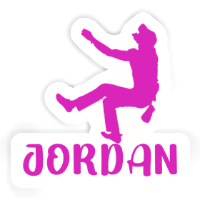 Kletterer Aufkleber Jordan Image