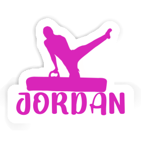 Autocollant Gymnaste Jordan Image