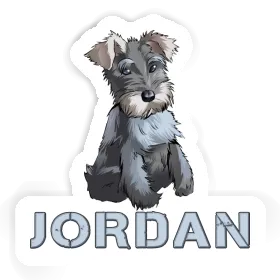 Schnauzer Autocollant Jordan Image