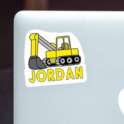 Sticker Jordan Excavator Laptop Sticker Jordan Excavator Laptop Image