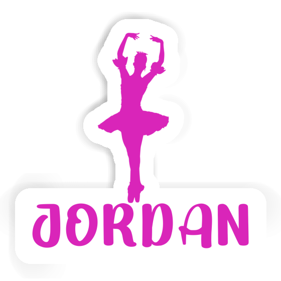 Jordan Autocollant Ballerine Laptop Image