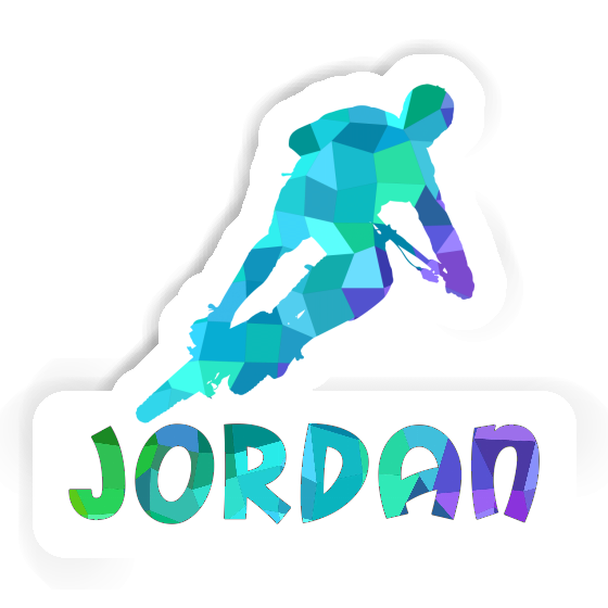 Autocollant Jordan Vététiste Autocollant Jordan Vététiste Image