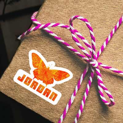 Sticker Jordan Butterfly Notebook Sticker Jordan Butterfly Gift package Image