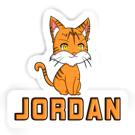Jordan Autocollant Chat Notebook Jordan Autocollant Chat Notebook Image