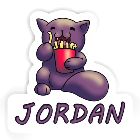 Jordan Aufkleber Pommes-Katze Notebook Jordan Aufkleber Pommes-Katze Gift package Image