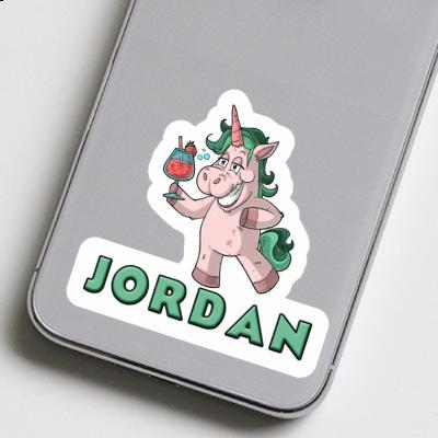 Jordan Autocollant Licorne festive Jordan Autocollant Licorne festive Image