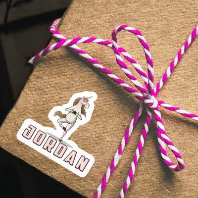 Sticker Jordan Yoga-Einhorn Notebook Sticker Jordan Yoga-Einhorn Notebook Image