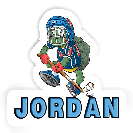 Ice-Hockey Player Sticker Jordan Notebook Ice-Hockey Player Sticker Jordan Gift package Image