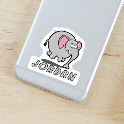 Jumping Elephant Sticker Jordan Image