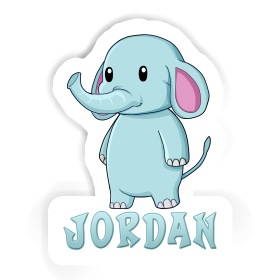 Sticker Elephant Jordan Laptop Sticker Elephant Jordan Laptop Image