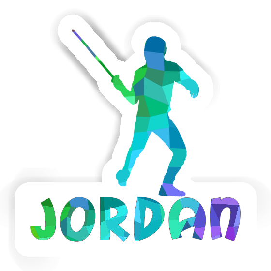 Sticker Fechter Jordan Laptop Image