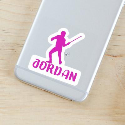 Jordan Sticker Fencer Laptop Jordan Sticker Fencer Laptop Image