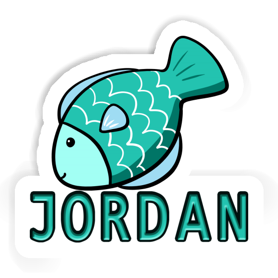 Aufkleber Jordan Fisch Notebook Aufkleber Jordan Fisch Notebook Image